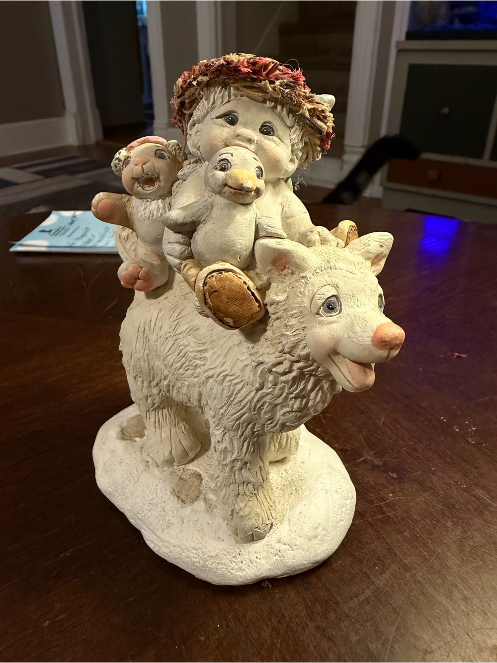 Dreamsicles “Winter Ride” 1997 Signed Figurine